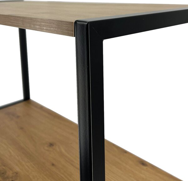 Zondo.hr Regal Incapaz 60 (crna + hrast artisan). Akcija -19%. 1117319