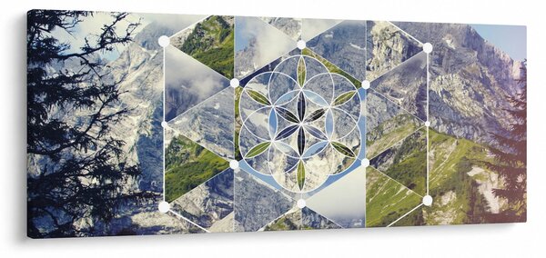 Slika - Geometrijski lik (120x50 cm)