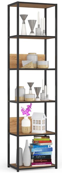 Zondo.hr Regal Izumi II (crna + hrast craft). Akcija -15%. 1071303