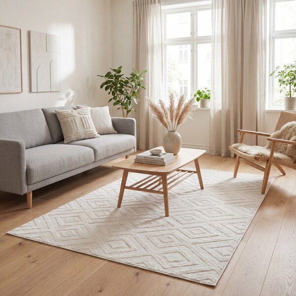 Krem tepih 160x230 cm Estilo – Universal