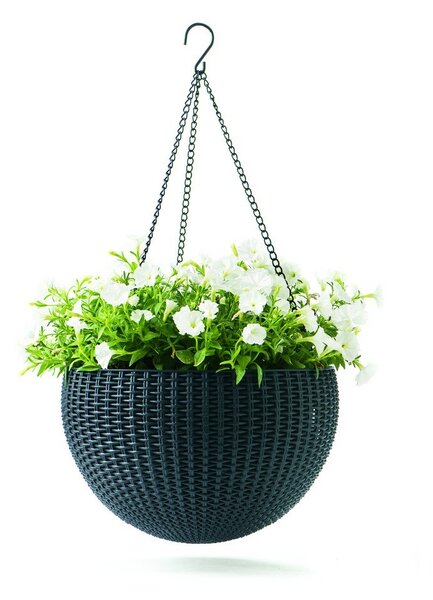 Plastična viseća i zidna posuda za cvijeće ø 35 cm Hangingsphere – Keter
