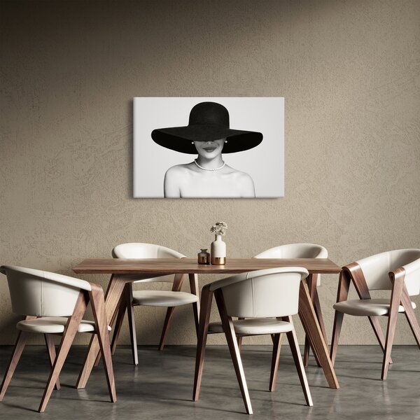 Slika - Ženska s klobukom (90x60 cm)