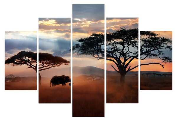 Slika - Nacionalni park Serengeti, Tanzanija, Afrika (150x105 cm)