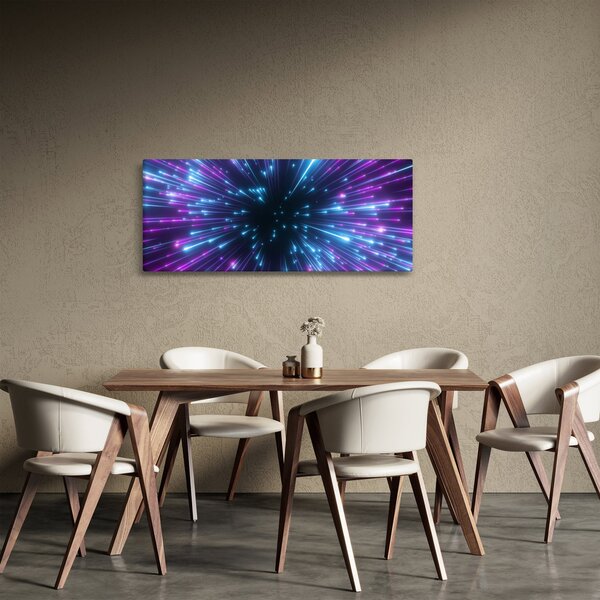 Slika - Neonski prostor (120x50 cm)