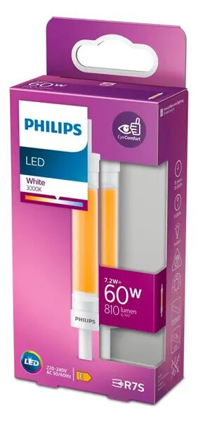 LED CLASSIC ŽARULJA PHILIPS R7s 118mm 60W ND SRT4 8719514303812
