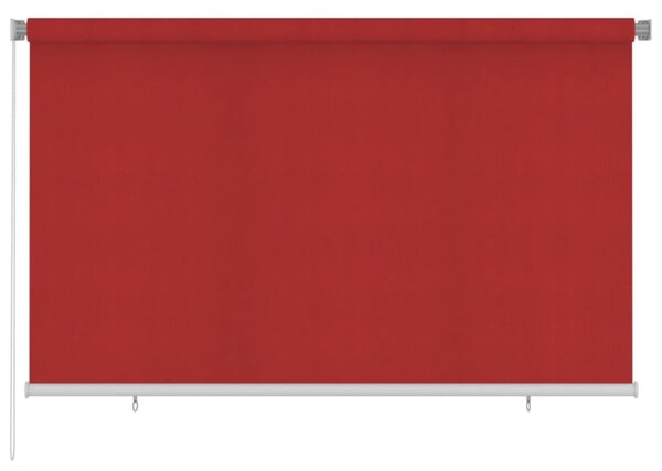 VidaXL Vanjska roleta za zamračivanje 240 x 140 cm crvena HDPE