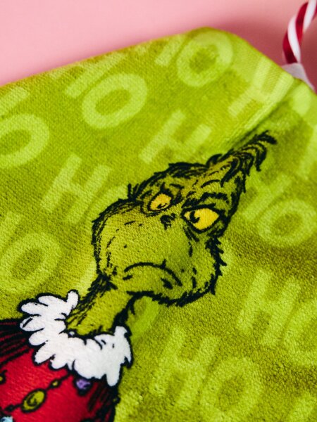 Sinsay - Set dječjih pamučnih ručnika za ruke s božićnim motivom 2 pack Grinch
