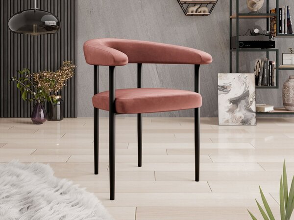 Zondo.hr Blagovaonska stolica Ezekta (terakota + crna) . 1103435