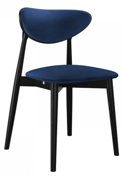 Blagovaonska stolica KD 65 C (crna + plava)