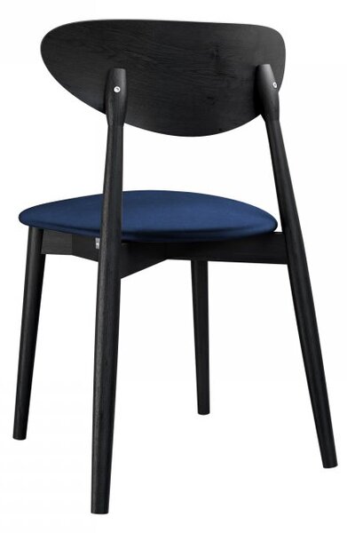 Blagovaonska stolica KD 65 C (crna + plava)
