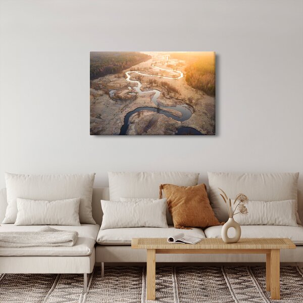 Slika - Zora nad meandri (90x60 cm)