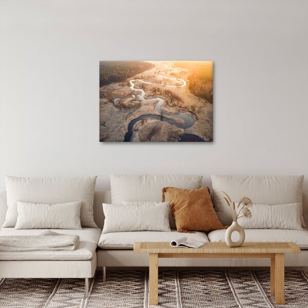 Slika - Zora nad meandri (70x50 cm)