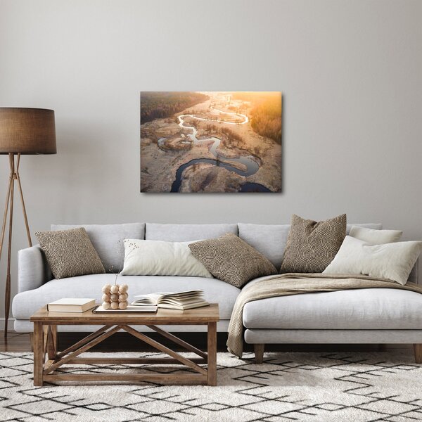 Slika - Zora nad meandri (70x50 cm)