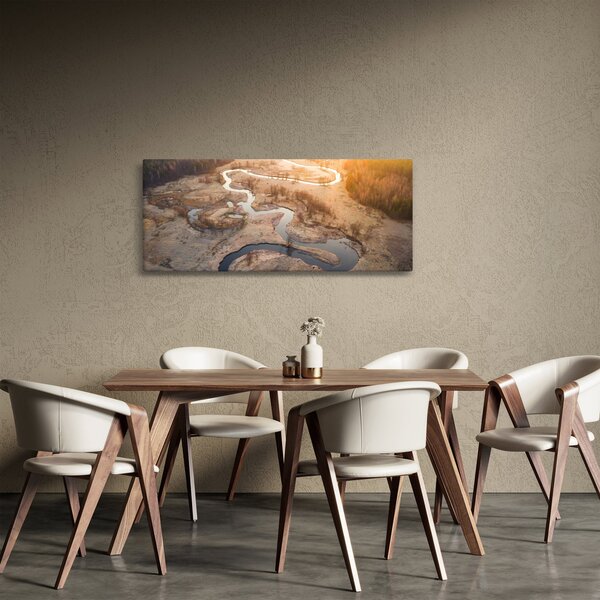 Slika - Zora nad meandri (120x50 cm)