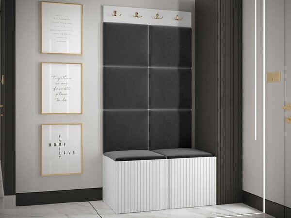 Zondo.hr Predsoblje Tewarota Slim IV (crna + plava) . 1104853