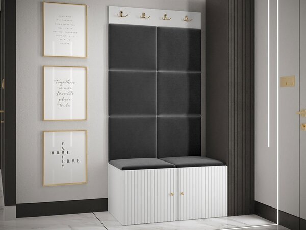 Zondo.hr Predsoblje Tewarota Slim IV (crna + plava) . 1104853