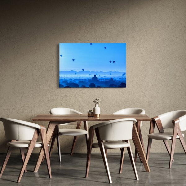 Slika - Baloni nad pokrajino (90x60 cm)