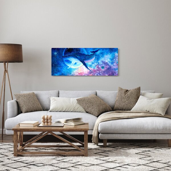 Slika - Vesoljski kit (120x50 cm)