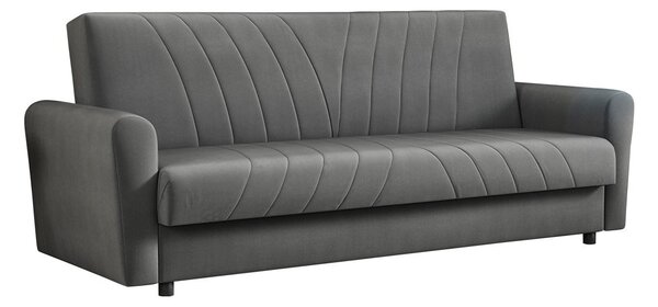 Sofa na razvlačenje Bamaku (siva) (s prostorom za odlaganje)