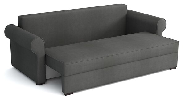 Sofa na razvlačenje Mosuria (bež) (s prostorom za odlaganje)