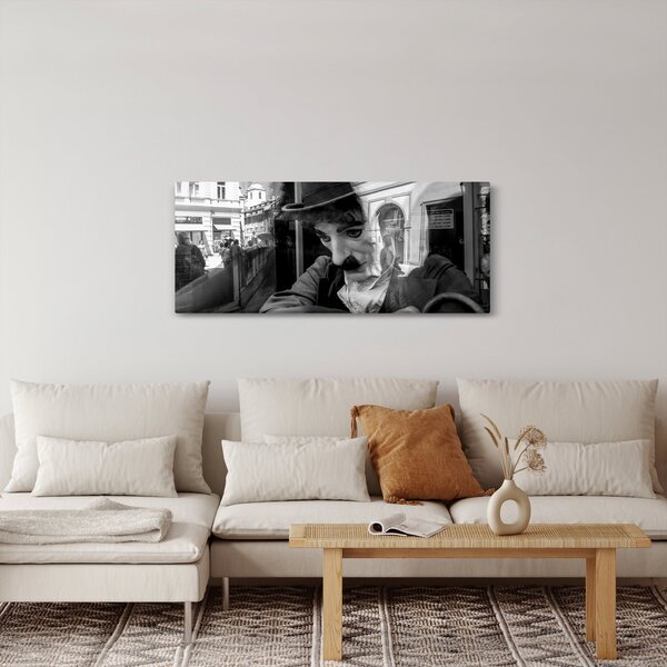 Slika - Charles Chaplin v Pragi (120x50 cm)