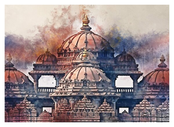 Slika - Akshardham, New Delhi, Indija (70x50 cm)