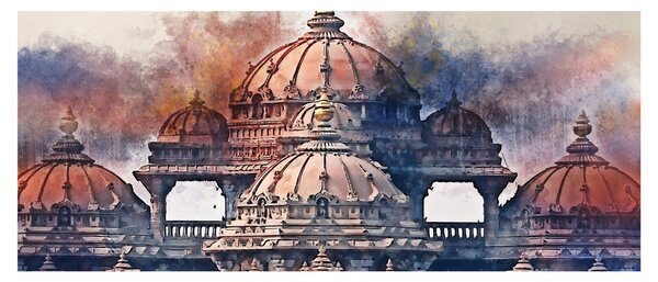 Slika - Akshardham, New Delhi, Indija (120x50 cm)