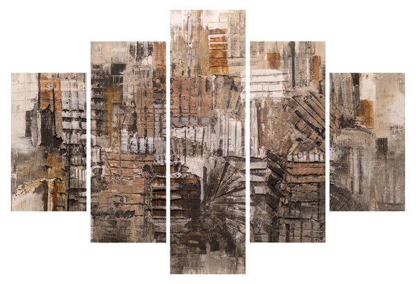 Slika - Abstrakcija v rjavih tonih (150x105 cm)