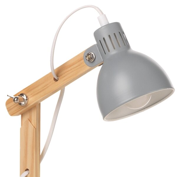 ONLI - Stolna lampa NORA 1xE14/6W/230V siva