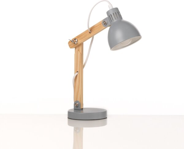 ONLI - Stolna lampa NORA 1xE14/6W/230V siva