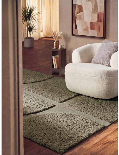 Kaki zeleni ručno rađen tepih 120x180 cm Lambeth Jasper – Ted Baker