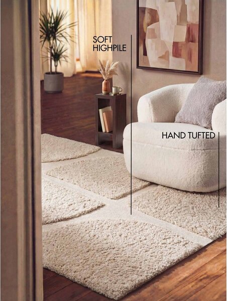 Krem ručno rađen tepih 160x230 cm Lambeth Jasper – Ted Baker