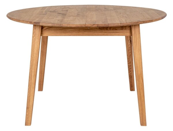 Okrugli proširiv blagovaonski stol od punog hrasta ø 118 cm Metz – House Nordic