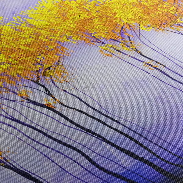 Slika rumenih dreves (120x50 cm)