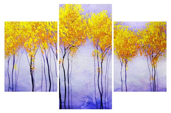 Slika rumenih dreves (90x60 cm)