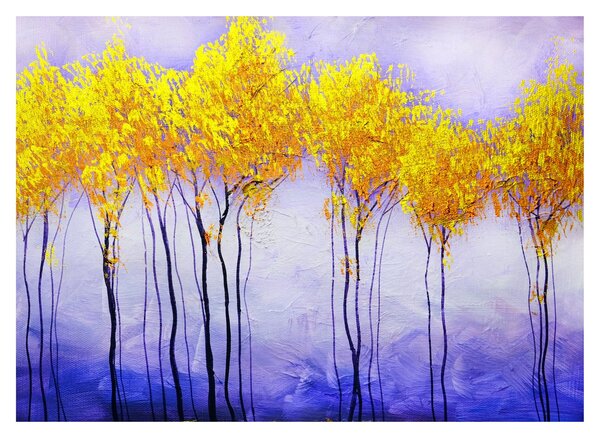 Slika rumenih dreves (70x50 cm)