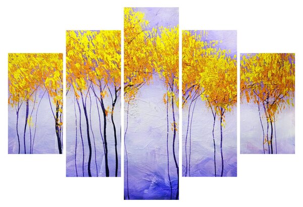 Slika rumenih dreves (150x105 cm)