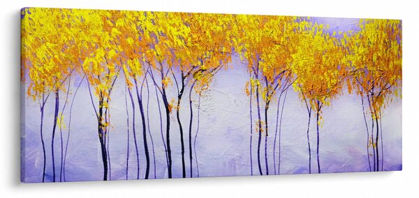 Slika rumenih dreves (120x50 cm)