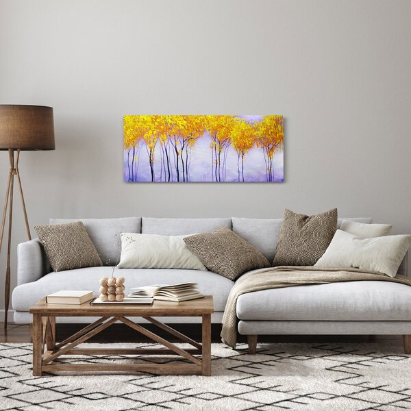 Slika rumenih dreves (120x50 cm)
