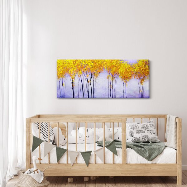 Slika rumenih dreves (120x50 cm)