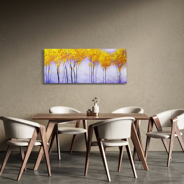 Slika rumenih dreves (120x50 cm)