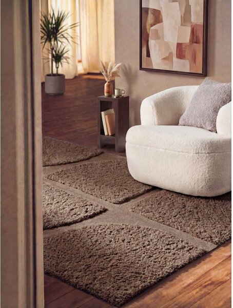 Smeđi ručno rađen tepih 120x180 cm Lambeth Jasper – Ted Baker