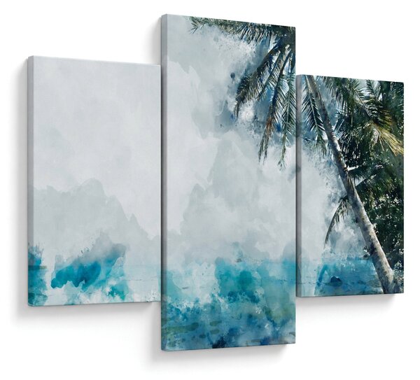 Slika palme nad morjem (90x60 cm)