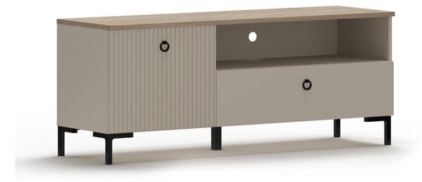 TV ormarić Demandaron 1 (taupe + hrast silverjack)