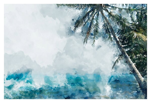 Slika palme nad morjem (90x60 cm)