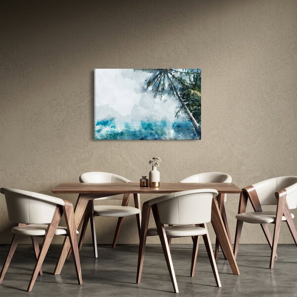 Slika palme nad morjem (90x60 cm)