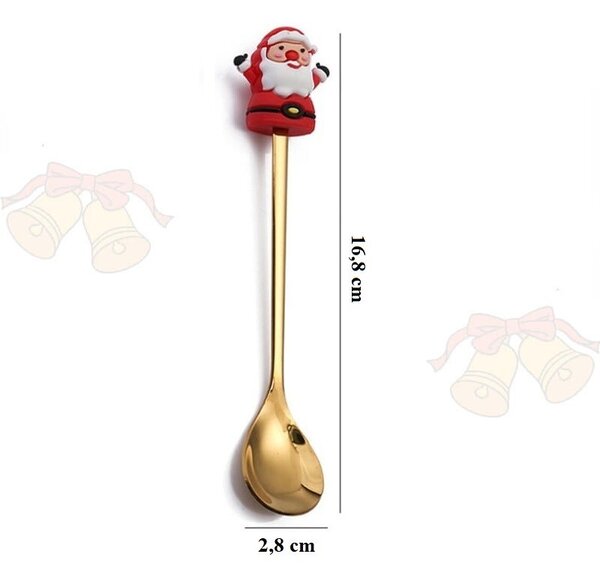 Set žlica s božićnim figuricama 6 komada LYZ6