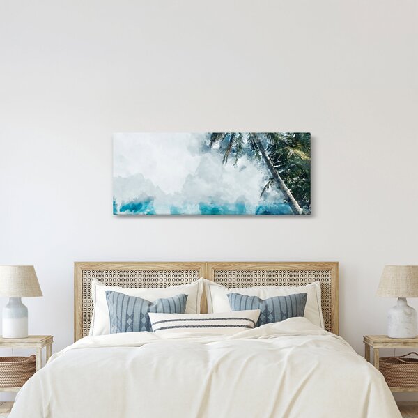 Slika palme nad morjem (120x50 cm)