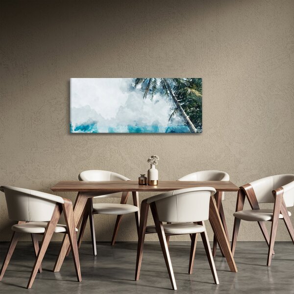 Slika palme nad morjem (120x50 cm)