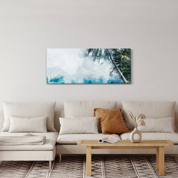 Slika palme nad morjem (120x50 cm)